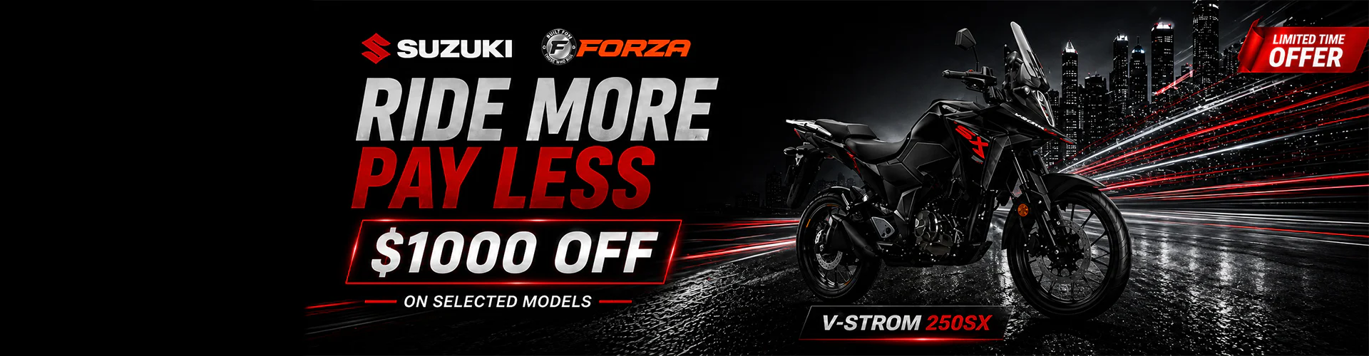 Ride Without Limits at FORZA